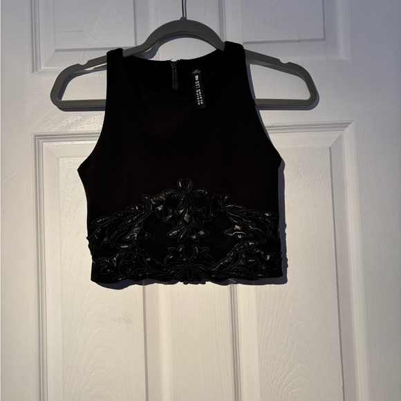 Design Lab Black lace top Size XS - Picture 5 of 6
